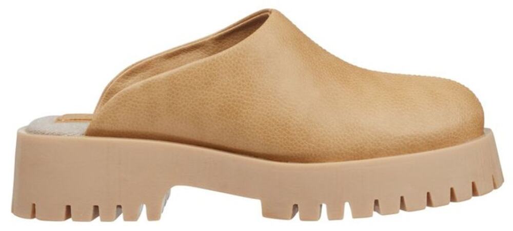 Calia Platform Clog Mule 10 Slip On Carrie Underwood Shoes Tan Chunky Hippie Tan